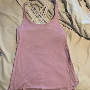 PINK LULULEMON TANK TOP💗